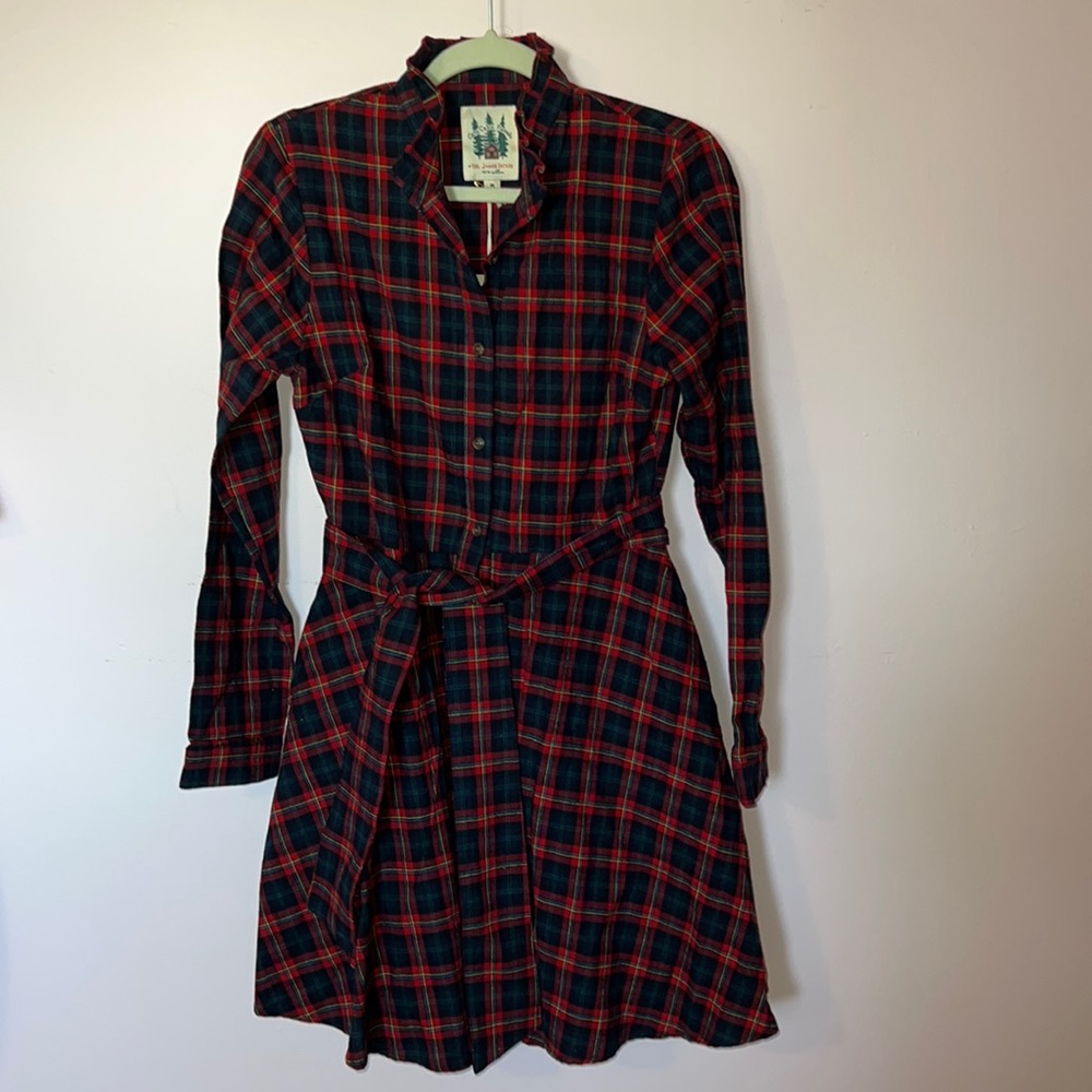 Kiel James Patrick Cozy Cabin Flannel Dress size M